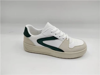 Women's White & Black Shoes