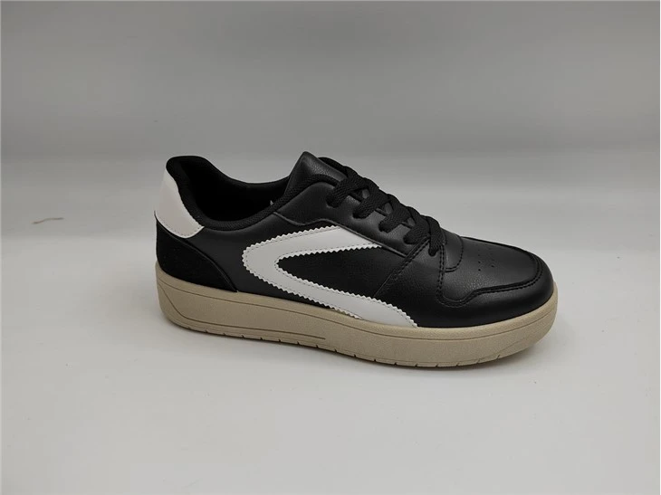 Women's White & Black Shoes